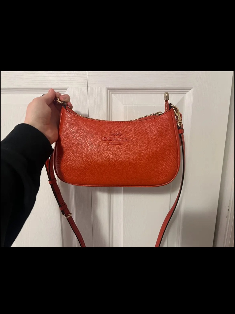 Coach Orange Teri Shoulder Bag